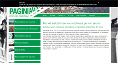 Desktop Screenshot of pagini.it